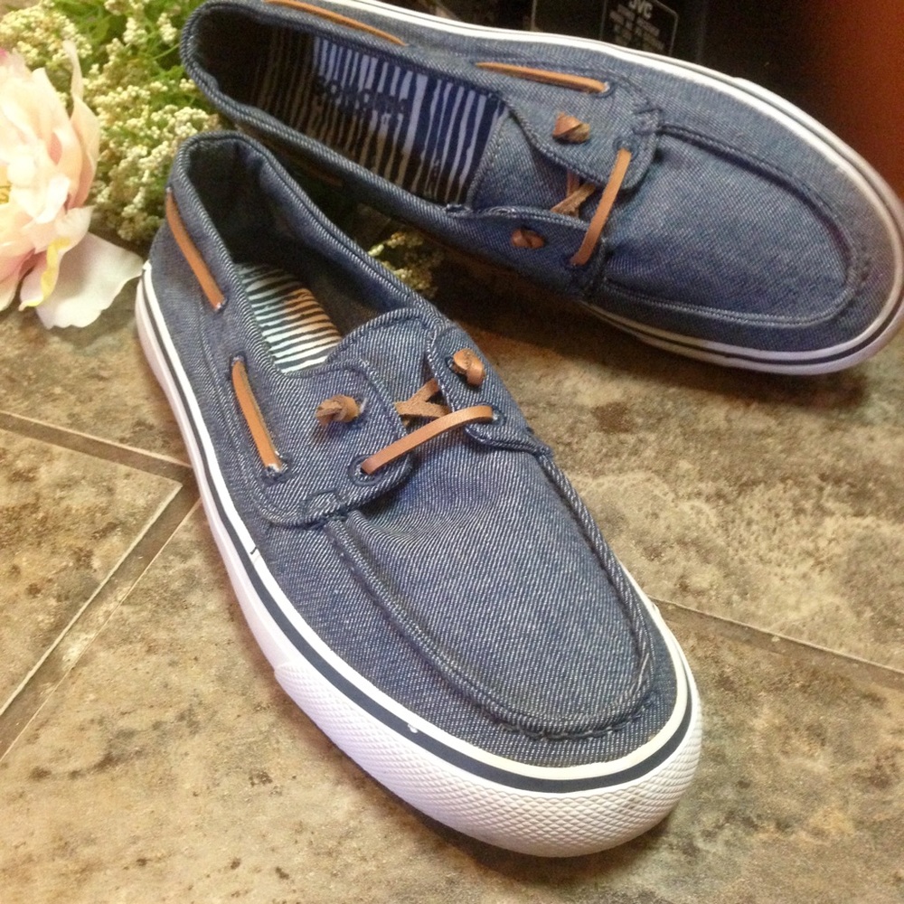 Sonoma denim boat shoe